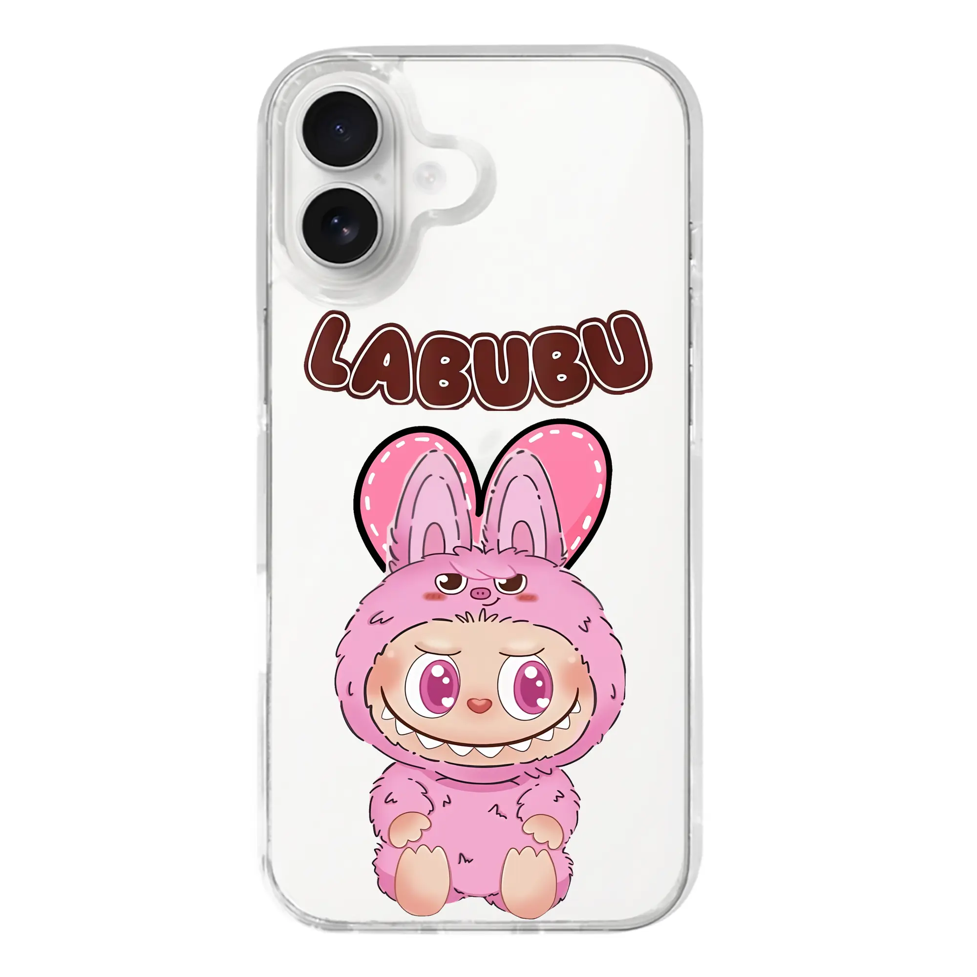 ラブブ グッズ ラブブ - iPhone 17シリーズ 透明スマホケース – 薄型・耐衝撃・精密フィット保護カバー